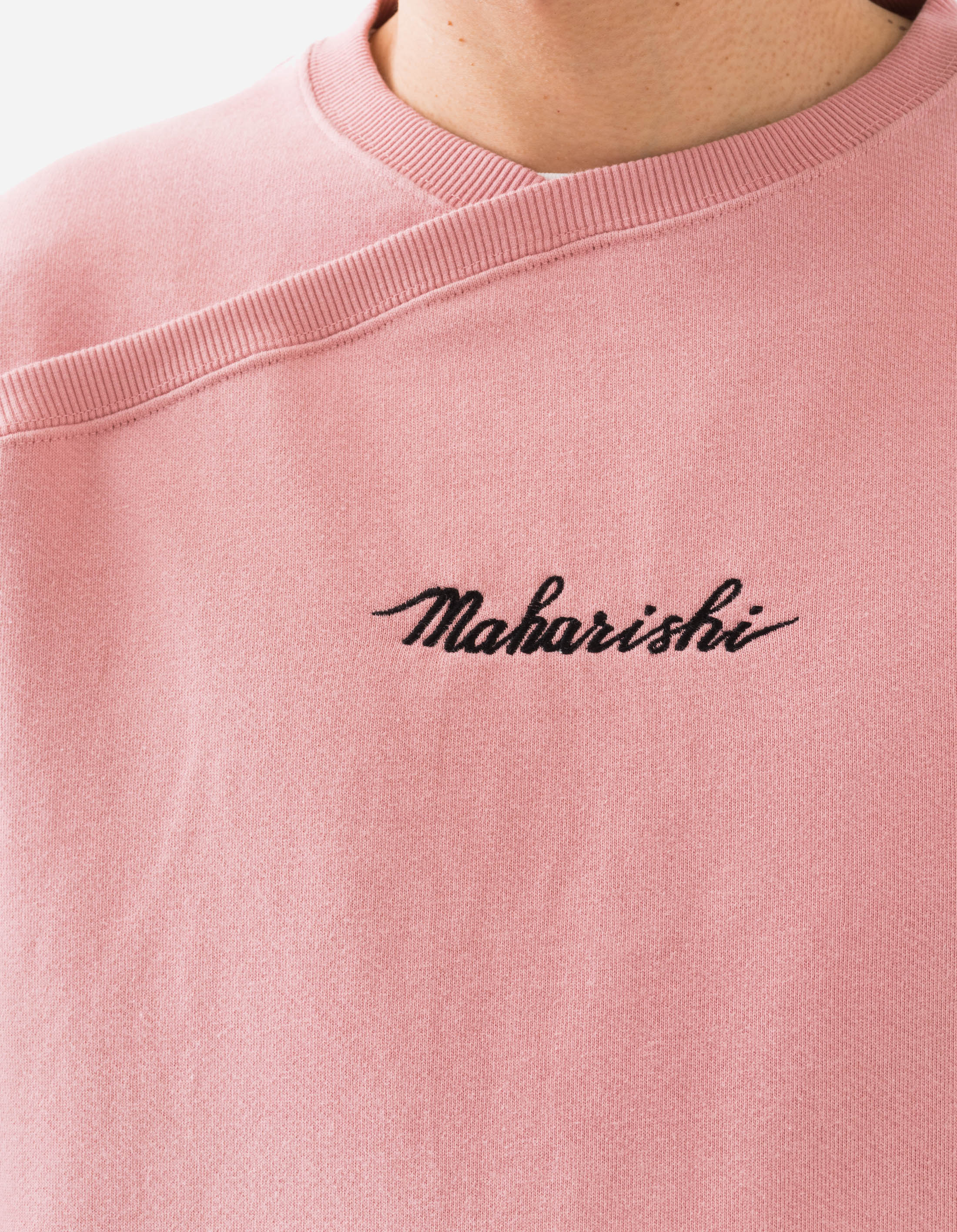 6009 Caduceus Monk Crew Sweat Pink - Soft Cotton Pullover Hoodie for Men & Women | Yoga, Gym, Casual Wear