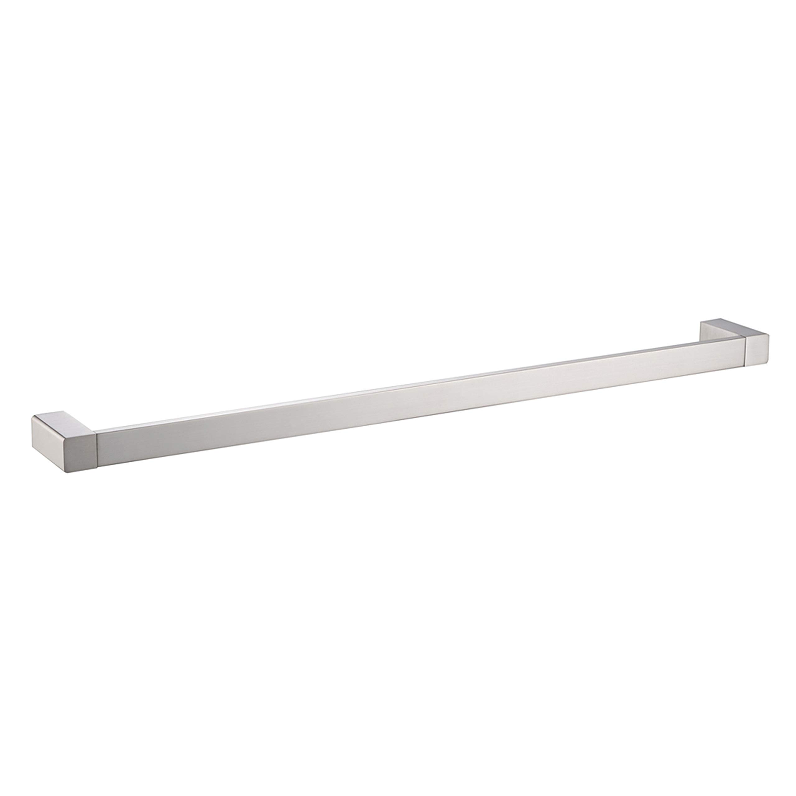 24 Inch Solid Brass Towel Bar Holder - Brushed Nickel Bathroom Accessory for Shower & Wall Mount (BA02 606 02) - Perfect for Spa, Luxury Hotels & Modern Home Decor
