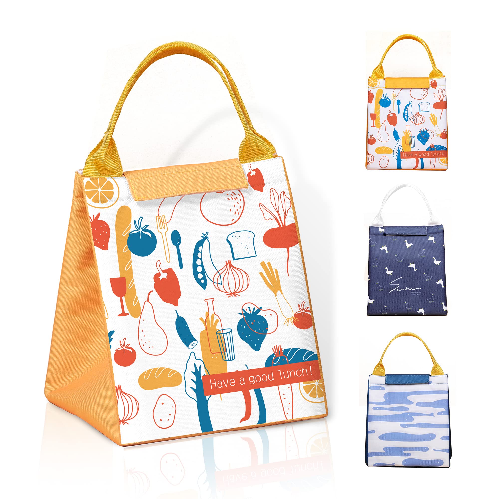 Insulated Lunch Bag for Women - Reusable & Leak-Proof Lunch Tote for Work, School, Picnic - BPA-Free Cooler Bag for Meal Prep, Vegetables & Office Lunch Storage
