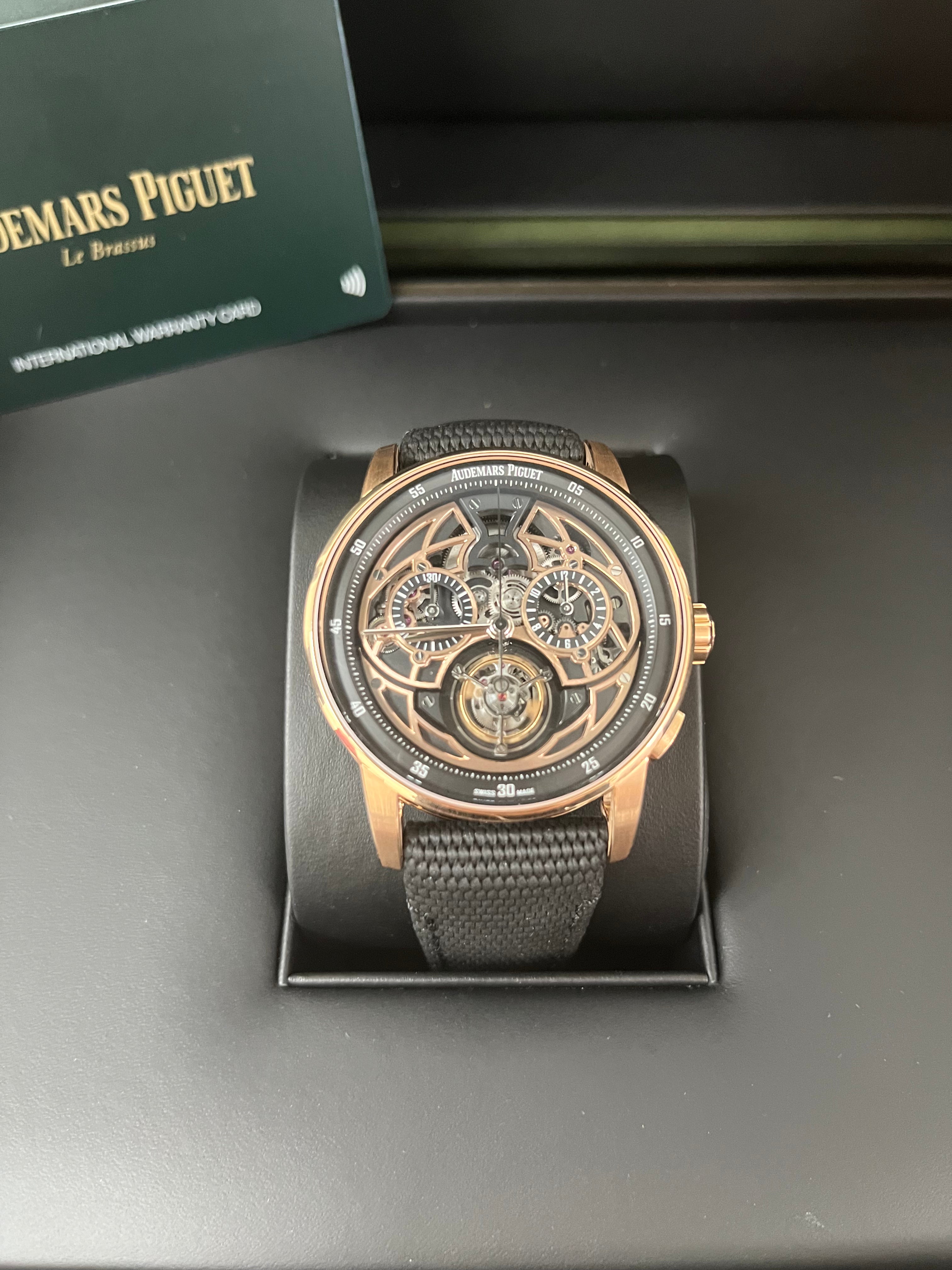 Audemars Piguet Code 11.59 Selfwinding Flying Tourbillon Chronograph Limited Edition 50 Pieces Watch - Ref #26399NR.OO.D002KB.01 - Luxury Men's Timepiece for Collectors & Special Occasions