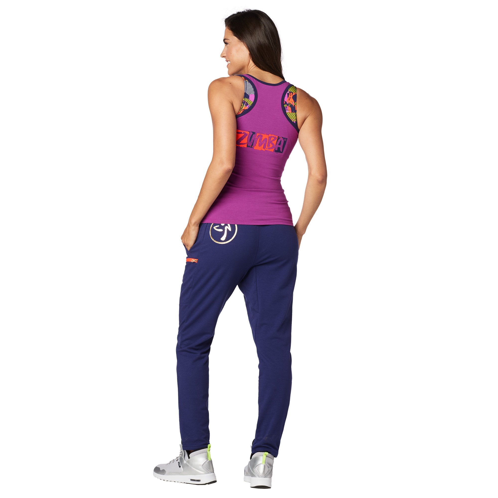 Zumba Dance Fitness Tank Tops for Women - Soft Graphic Print Workout Racerback Tops | Yoga, Gym, Aerobics & Dance Classes