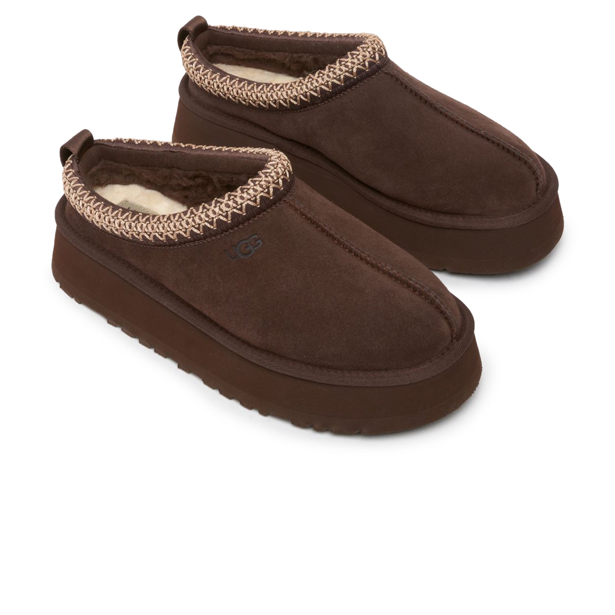 UGG Tazz Platform Burnt Cedar Slippers for Women 2024 - Cozy House Shoes for Winter & Indoor Comfort