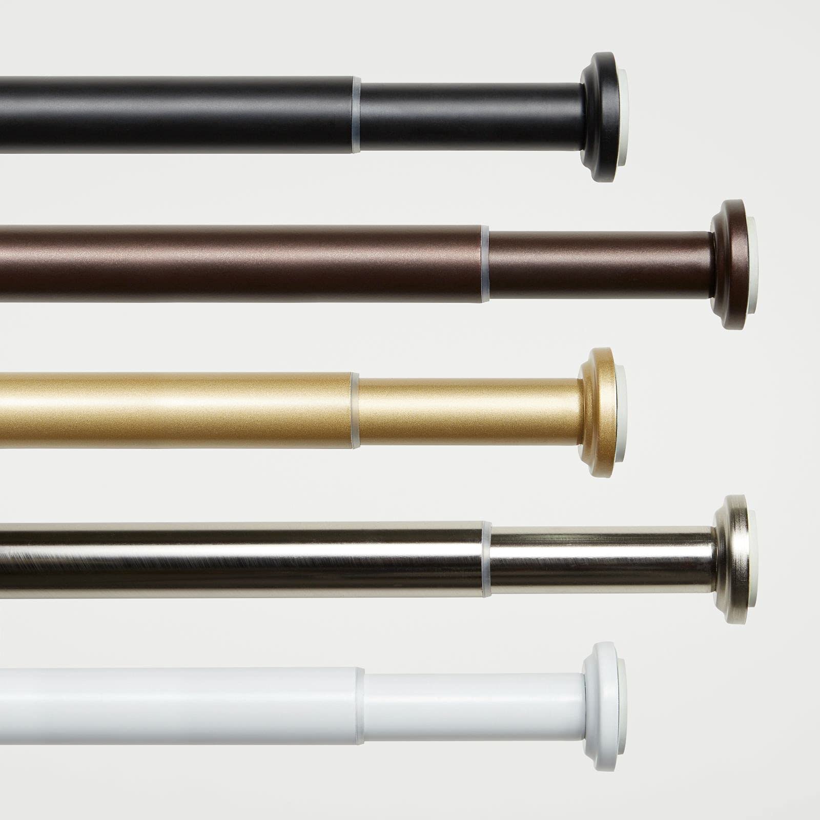 Premium Adjustable Tension Curtain Rod 36