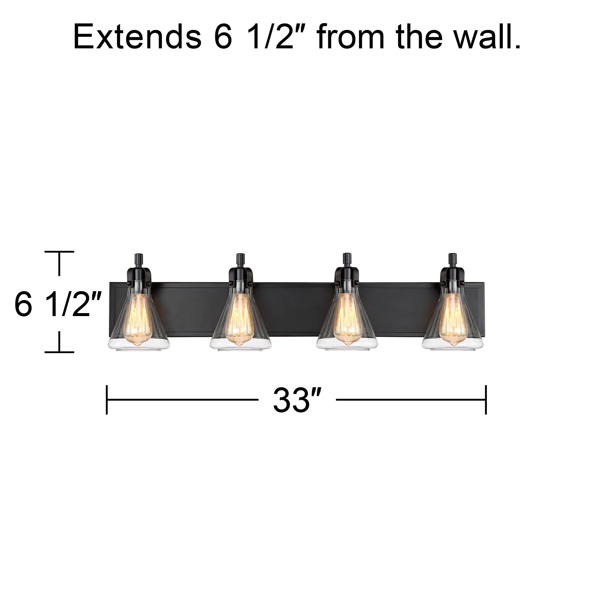 Possini Euro Cindy Farmhouse Industrial Rustic Wall Light - Bronze Brown Metal Hardwired 33