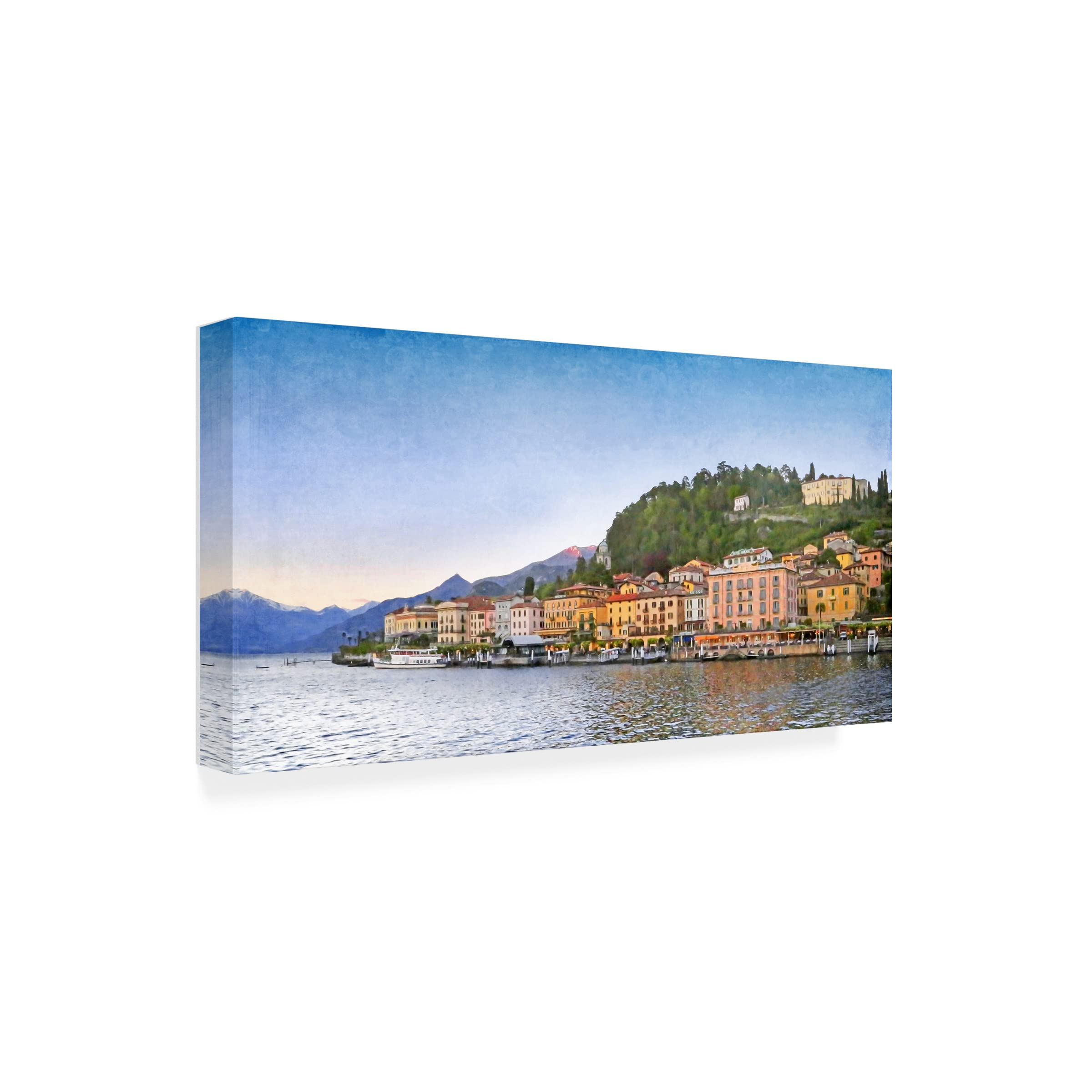 Brooke T Ryan 'Bellagio at Twilight' Canvas Wall Art Print - Premium Home Decor for Living Room, Bedroom & Office