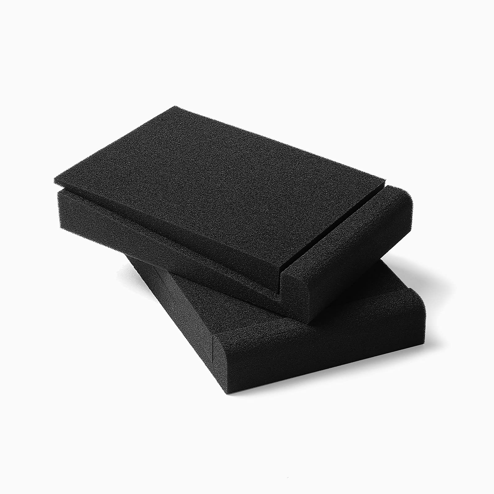 Edifier R1280DBs Active Bluetooth Bookshelf Speakers with SS5 Monitor Isolation Pads - Studio Speaker Set with Optical Input, High-Density Acoustic Foam Stands (Black) | Perfect for Home Theater, Gaming & Music Listening