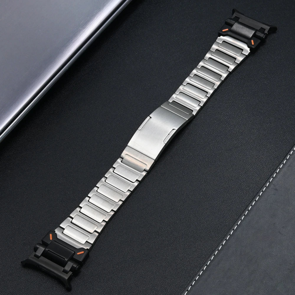 Samsung Galaxy Watch Ultra Titanium Band - Premium Durable Strap for Men & Women - Perfect for Fitness Tracking, Outdoor Adventures & Everyday Wear