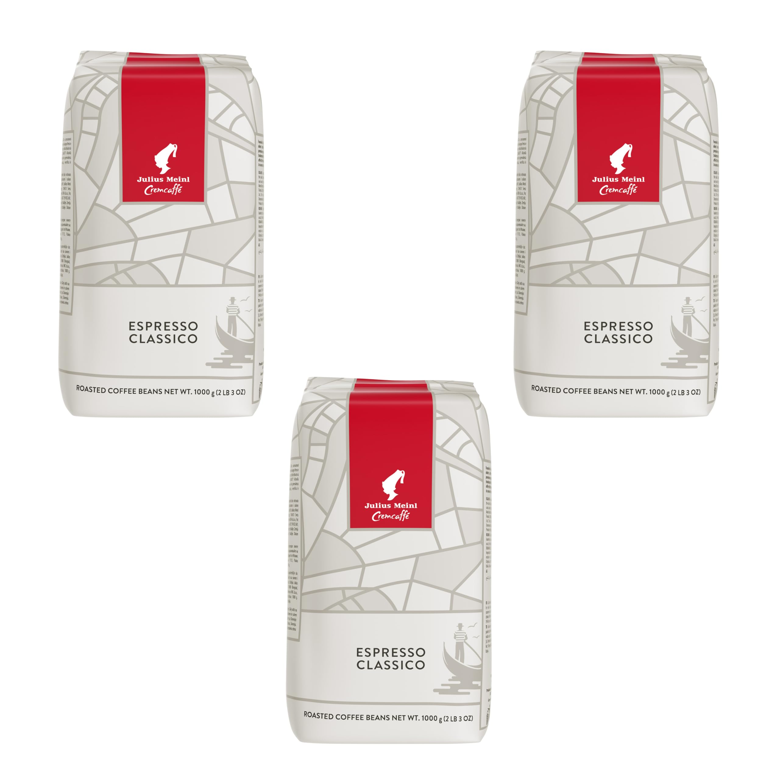 Julius Meinl Crema Espresso Classico Medium Roast Coffee Beans 1kg (35oz) - Premium Vienna Imported Coffee for Home Brewing & Espresso Machines