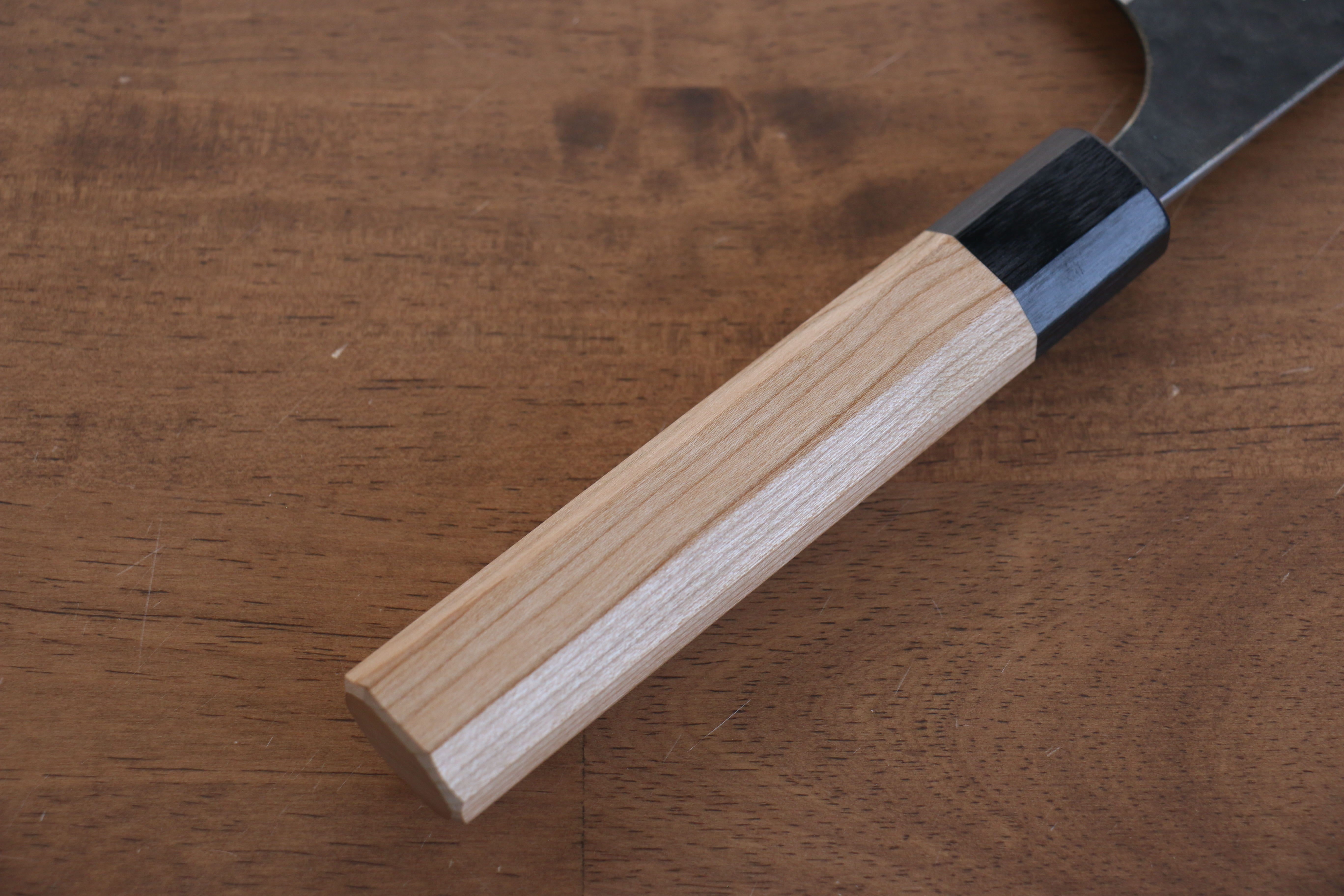 Masakage Koishi Blue Super Gyuto Chef Knife 240mm - Japanese Damascus Steel Blade with American Cherry Wood Handle - Perfect for Sushi, Meat Cutting & Professional Kitchen Use