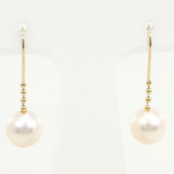 18K Yellow Gold Pearl Earrings for Women – Elegant & Timeless Pearl Jewelry for Weddings, Parties & Special Occasions