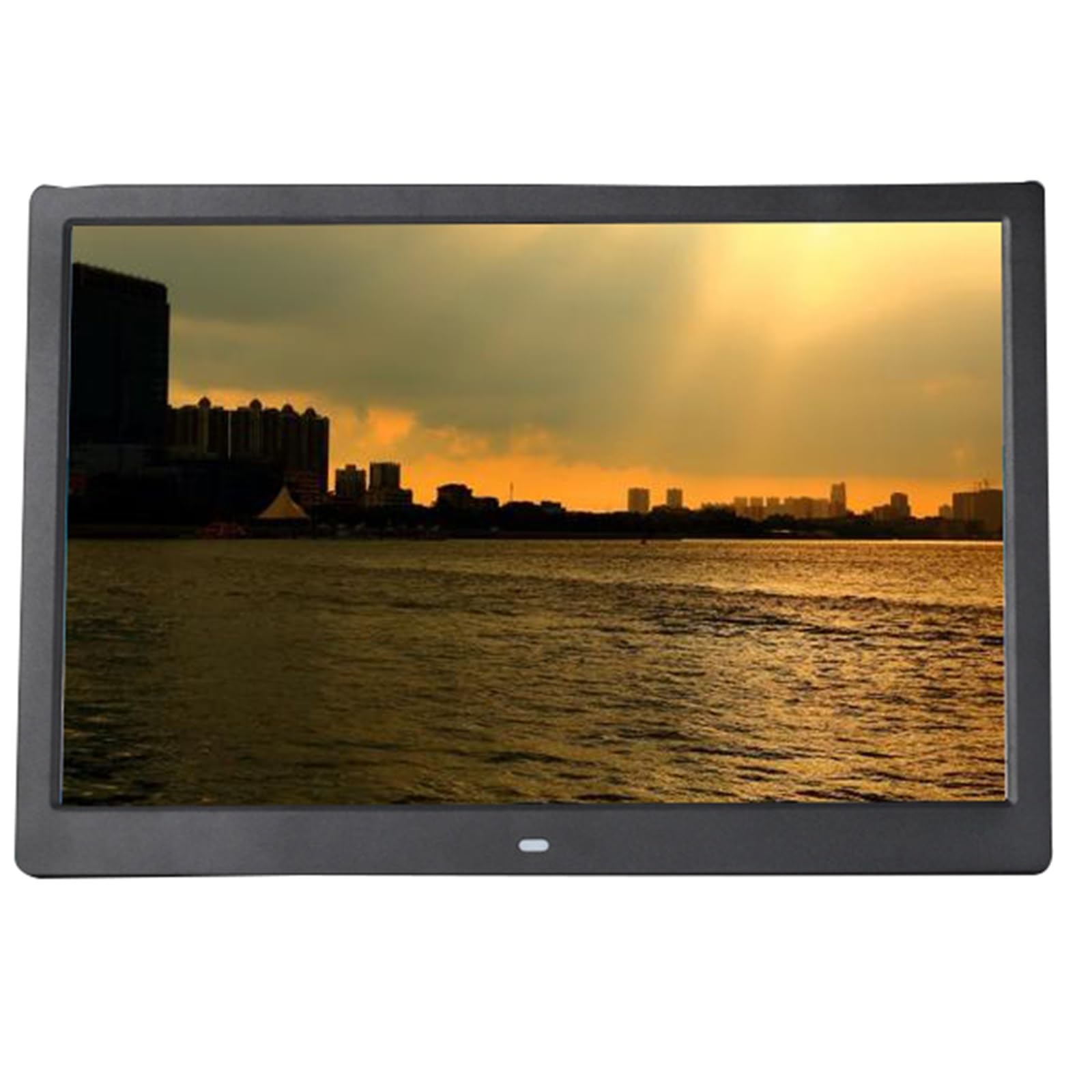 JTPMYFT 14-inch Smart Digital Photo Frame - Auto Play Electronic Picture Album with HD Display, WiFi Cloud Sync, Touch Screen - Perfect for Home Decor, Family Memories & Gift Giving (Black)