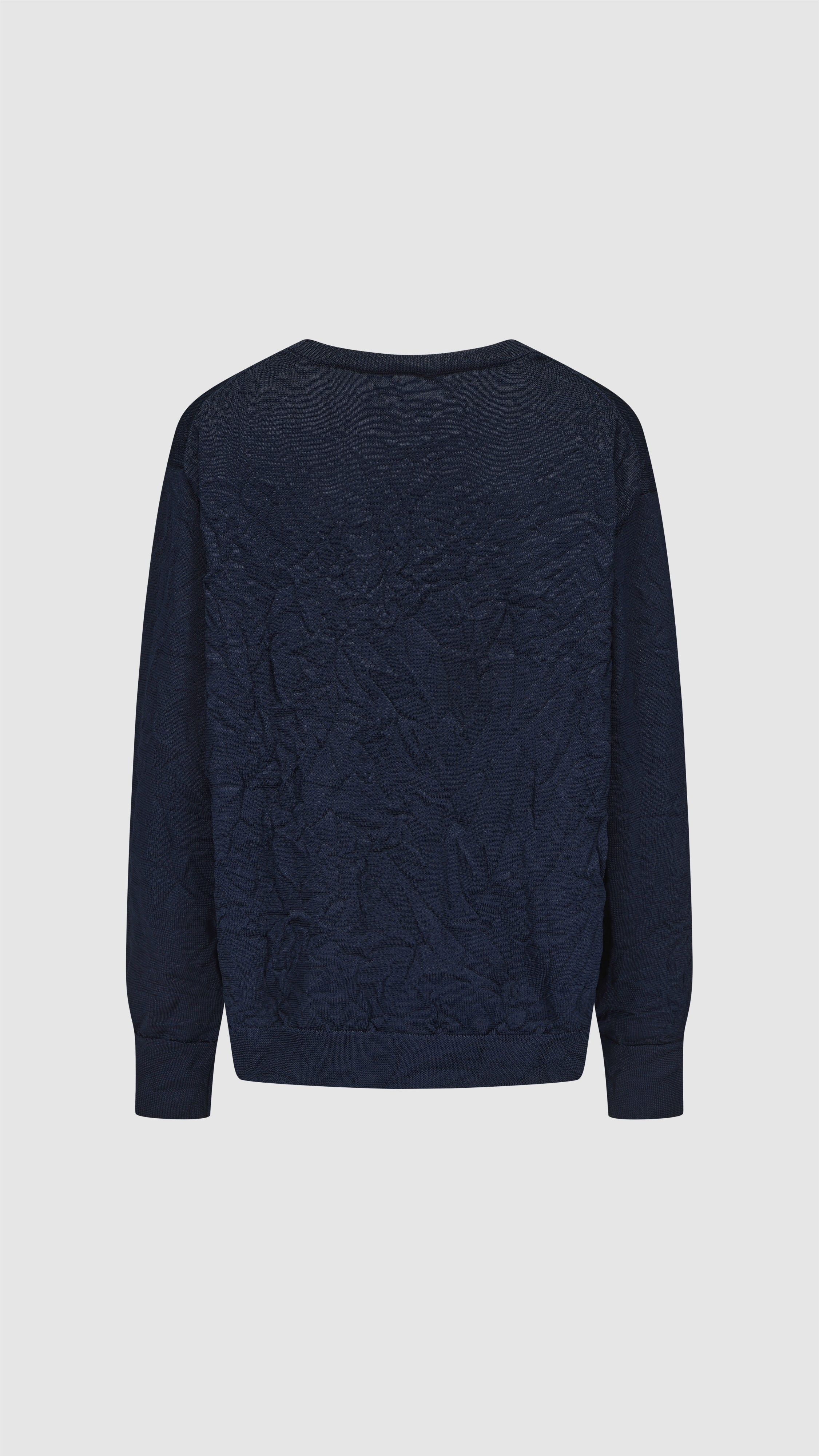 Wrinkle-Resistant Polyester Dry Knit Pullover Sweater - Lightweight & Comfortable for Casual Wear, Travel & Office Outfits