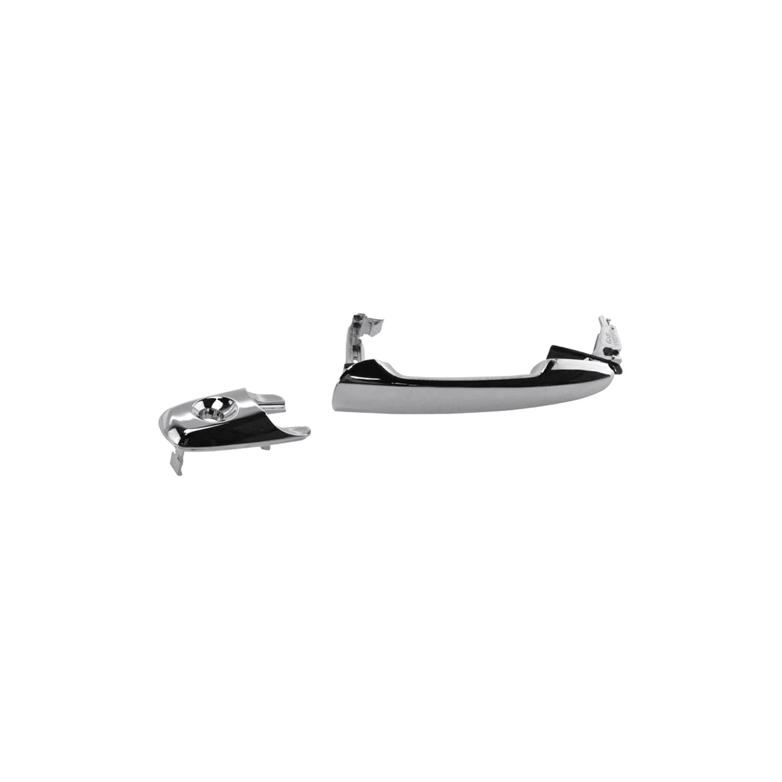Chrome Exterior Door Handle Replacement for Ford Edge Flex MKX - Driver Side Front Outside Handle - Durable & Weather-Resistant for All-Season Use