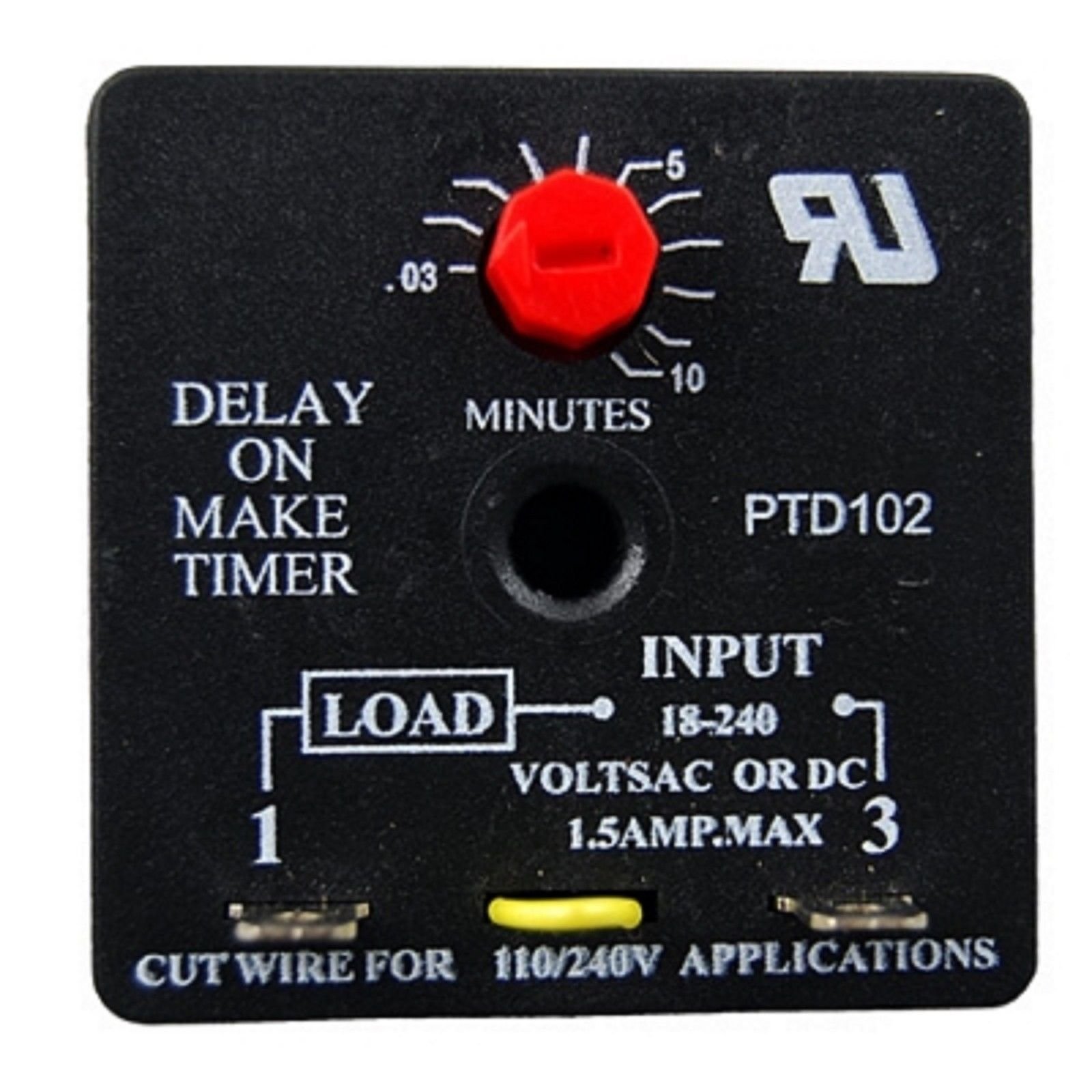 Packard Ptd102 Delay on Make Timer Relay Td69 Icm102 - Industrial Control & Automation for HVAC, Pumps & Motors