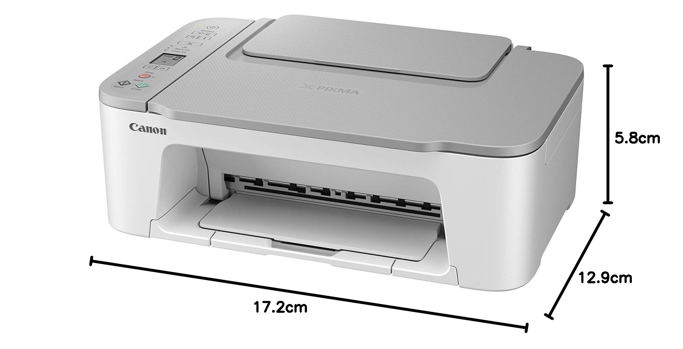 Canon PIXMA TS3420 Wireless All-in-One Inkjet Printer with Mobile Printing - White | Perfect for Home Office, School Projects & Photo Printing