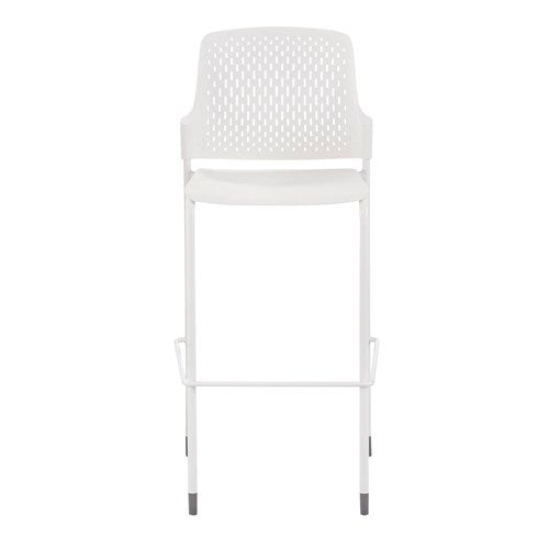 Safco Next Polypropylene Bistro Chair - Set of 2, Stackable Outdoor Dining Chairs for Patio, Cafe & Restaurant Use