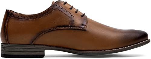 Dress Shoes-a093-polished Brown