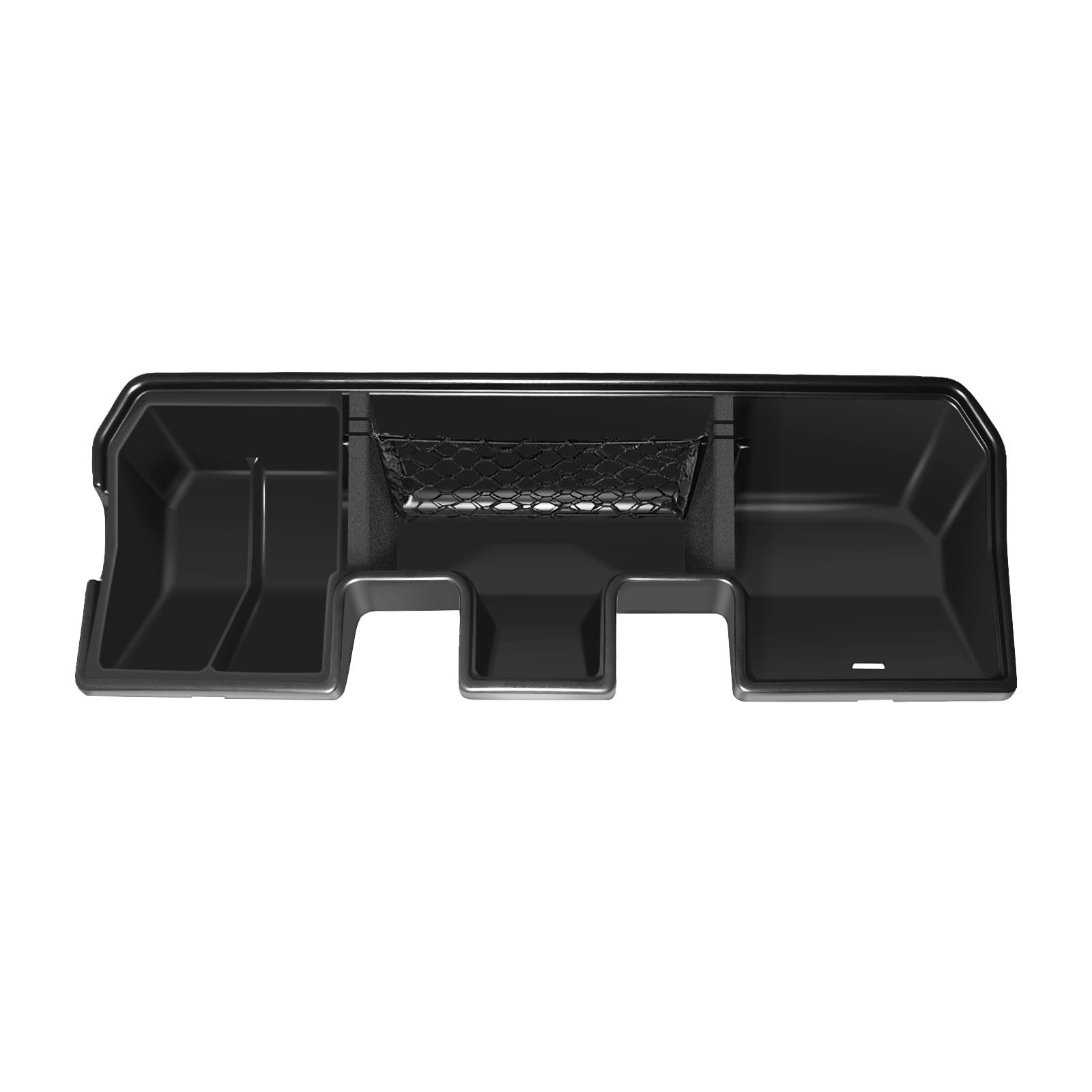BestEvMod Tesla Cybertruck 2024+ Rear Underseat Storage Organizer - Removable Hidden Storage Box & Tray for Second Row | Perfect for Road Trips, Camping & Vehicle Organization