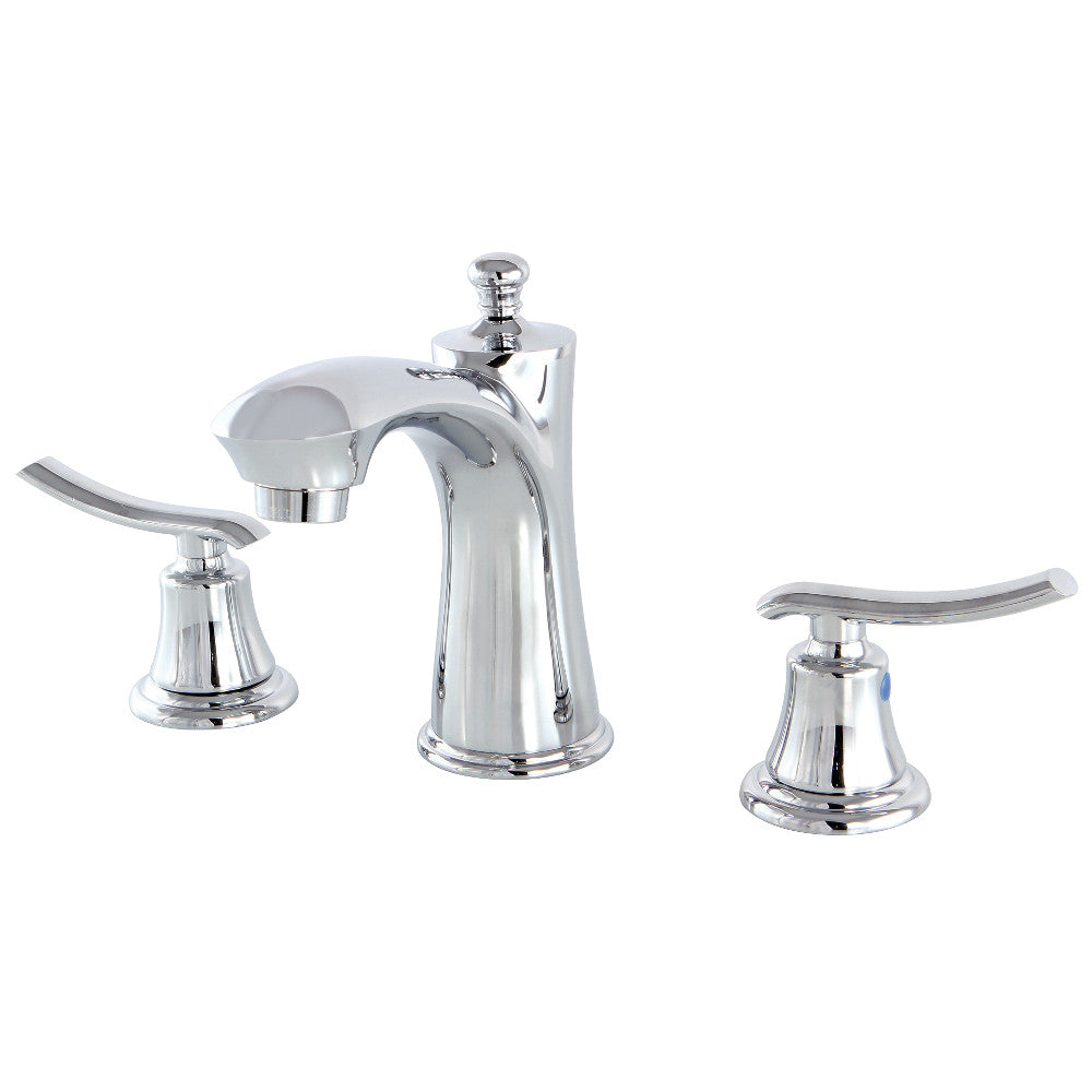 Kingston Brass KB7965JL 8-Inch Widespread Bathroom Faucet - Modern Matte Black Finish for Vanity Sinks, Powder Rooms & Guest Bathrooms