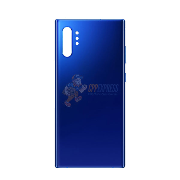 Samsung Galaxy Note 10+ Back Glass Cover Replacement - Premium Aura Blue Battery Door Housing for Repair | Perfect for DIY Phone Fixes & Screen Protector Installation