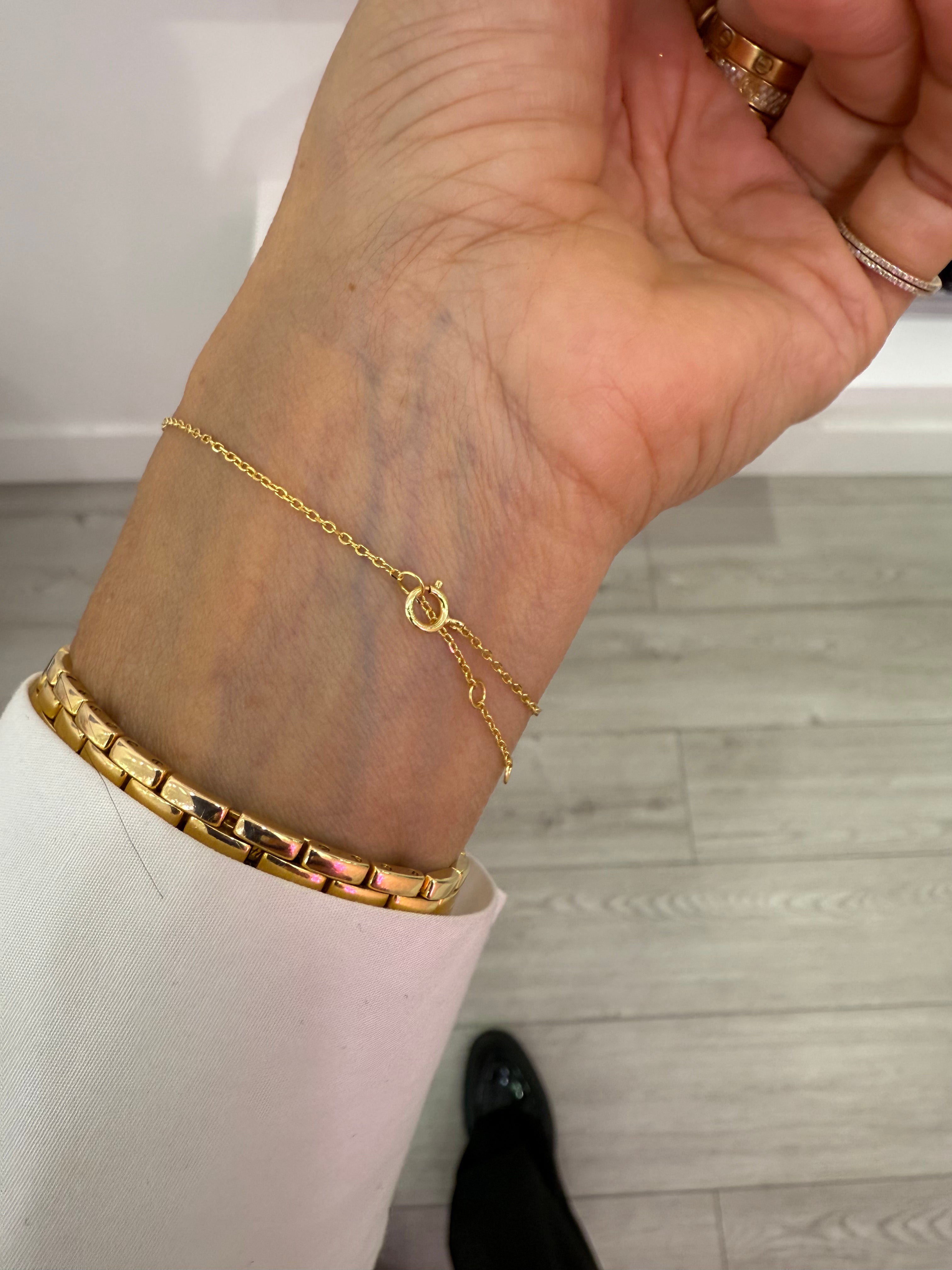 Evil Eye and Disc Bracelet for Women - Protection Charm Jewelry for Good Luck & Positive Energy - Perfect for Everyday Wear, Gifts, and Spiritual Healing