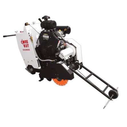 CC3500 Walk Behind Concrete Saw - Heavy Duty Gas Powered Cutting Machine for Asphalt, Brick & Masonry - Perfect for Construction, Road Repair & DIY Projects