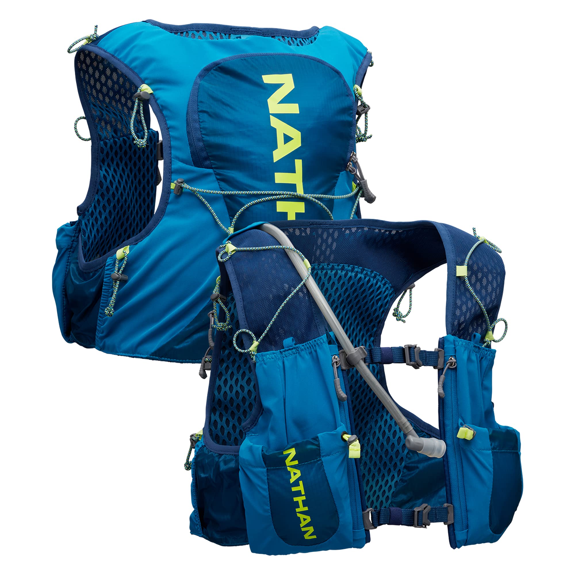 Nathan Vapor Air 3.0 Hydration Vest - 7L Capacity with 2L Water Bladder, Breathable Air Mesh Shoulder Straps, Multiple Storage Pockets | Perfect for Running, Hiking & Outdoor Adventures