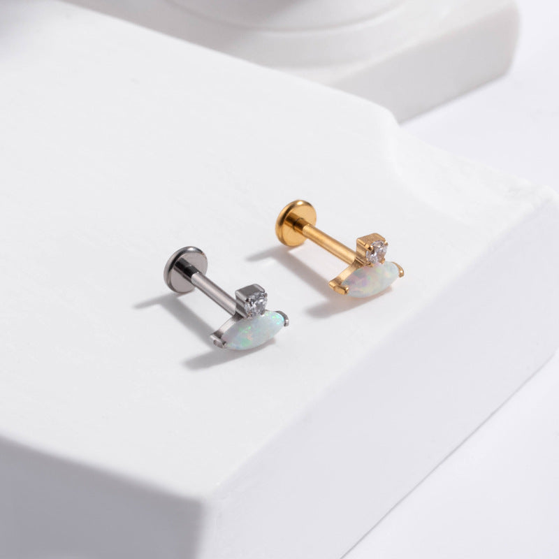16G Cartilage Titanium Earrings - Hypoallergenic Cross Stud Earrings for Women | Perfect for Daily Wear, Piercing Jewelry Gift for Her