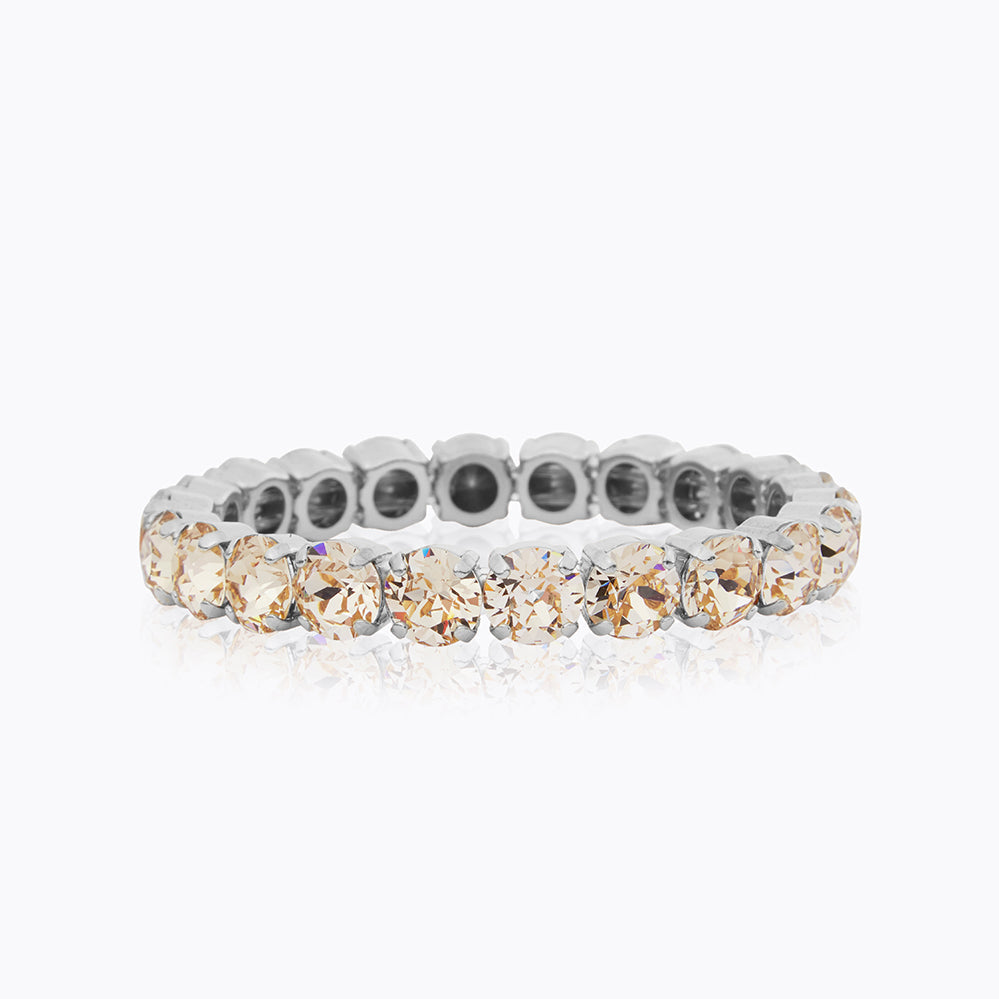 Elegant GIA Certified Stud Bracelet with Light Silk - Perfect for Weddings, Parties & Special Occasions