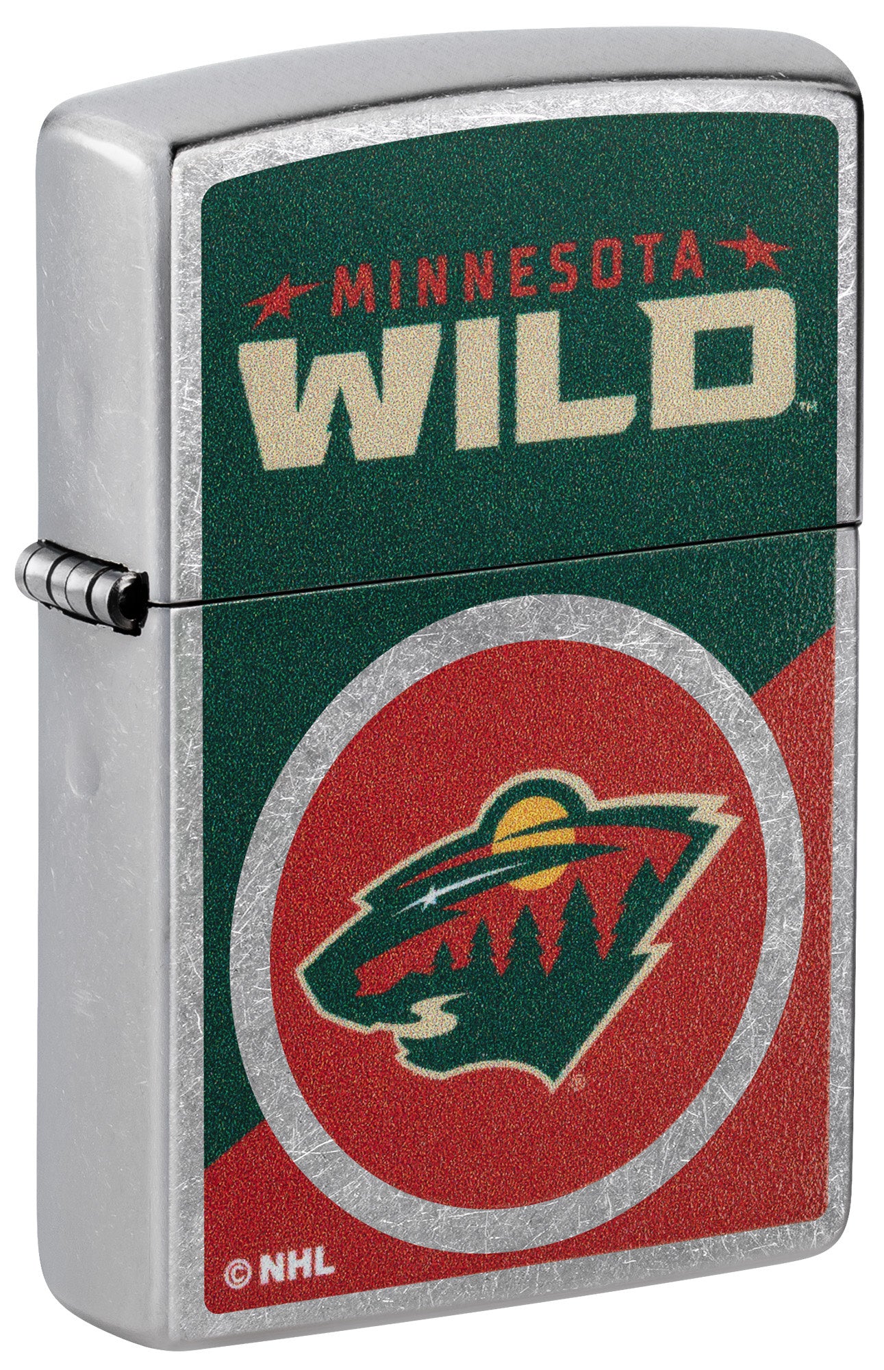 Minnesota Wild Color Image Street Chrome - Premium Hockey Fan Gear for Men & Women - Perfect for Game Day, Tailgating, and Sports Enthusiasts