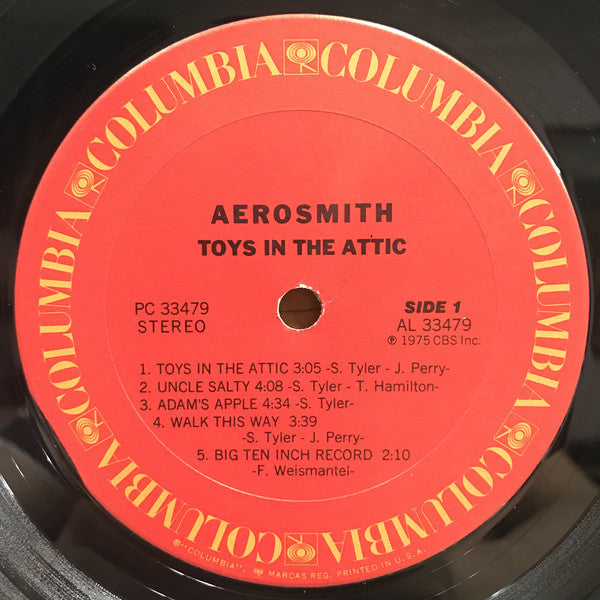 Aerosmith Toys In The Attic Vinyl LP Album - First Pressing VG+ Condition - Perfect for Vintage Music Collectors & Classic Rock Enthusiasts