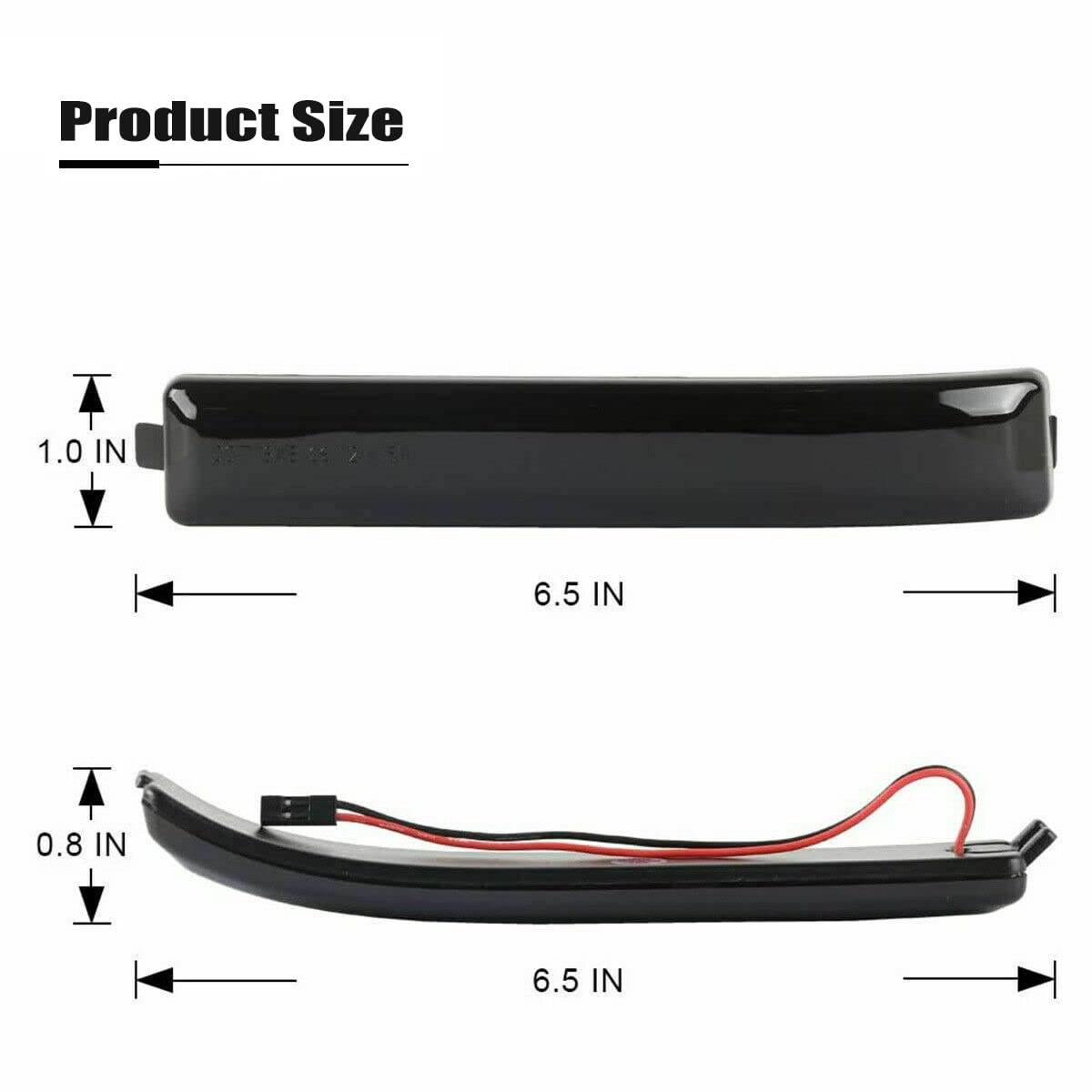 Smoked Lens Sequential LED Side Mirror Turn Signal Lights for 2009-2014 Ford F150 - Upgrade Your Truck's Safety & Style for Night Driving & Highway Use