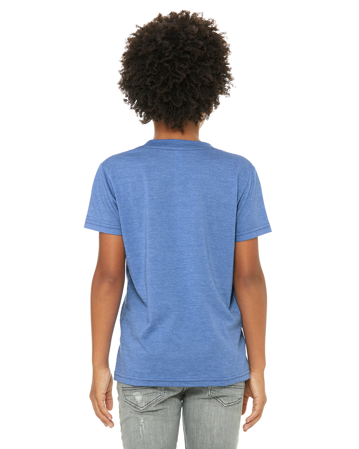 Bella + Canvas 3001YCV Youth CVC Jersey Short Sleeve T-Shirt - Soft Cotton Blend Tee for Kids & Teens - Perfect for School, Sports & Everyday Wear