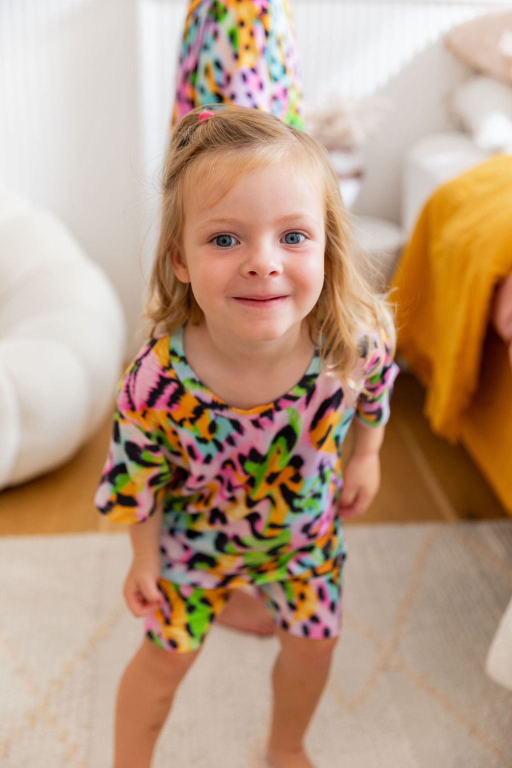 Wild Dreams Kids Pajama Set - Soft Cotton Top & Shorts for Boys & Girls | Perfect for Bedtime, Lounging & Sleepovers