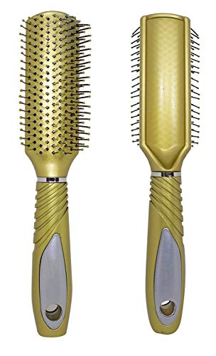 Professional Soft Bristle Hair Brush Straightener for Women - Detangling & Styling Tool with Heat Protection (Multiple Colors) | Perfect for Home, Salon & Travel Use