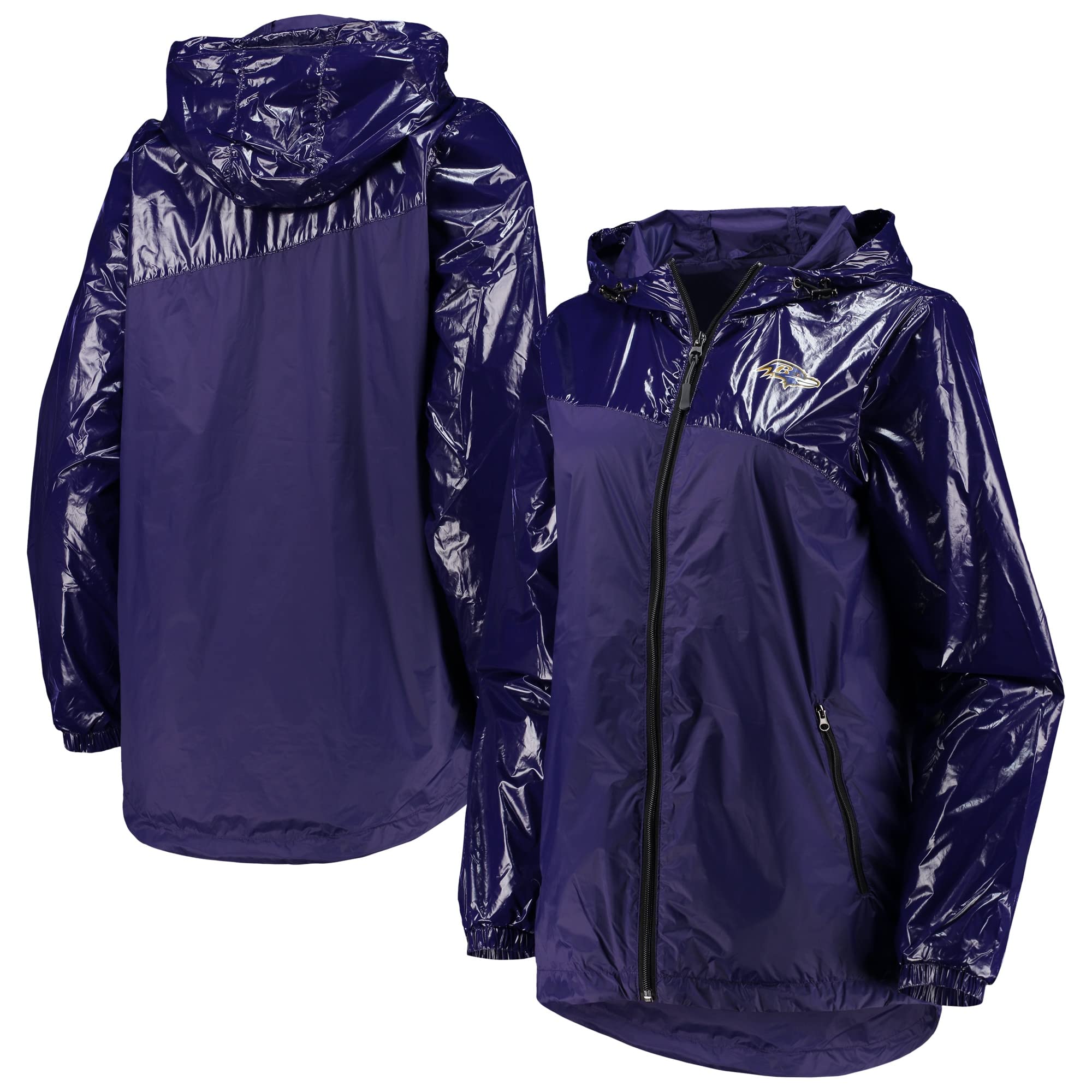G-III Sports Women's NFL Double-Coverage Full-Zip Hoodie Jacket - Official Licensed Football Outerwear for Game Day & Casual Wear