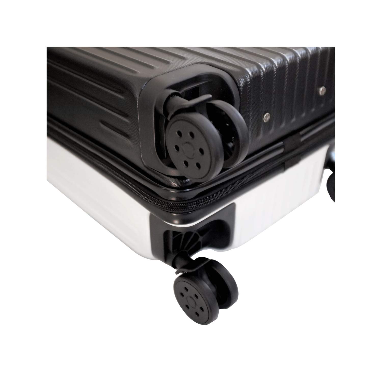 NCAA Two-Tone Premium Carry-On Hardcase Spinner Luggage - Perfect for College Travel, Business Trips & Weekend Getaways