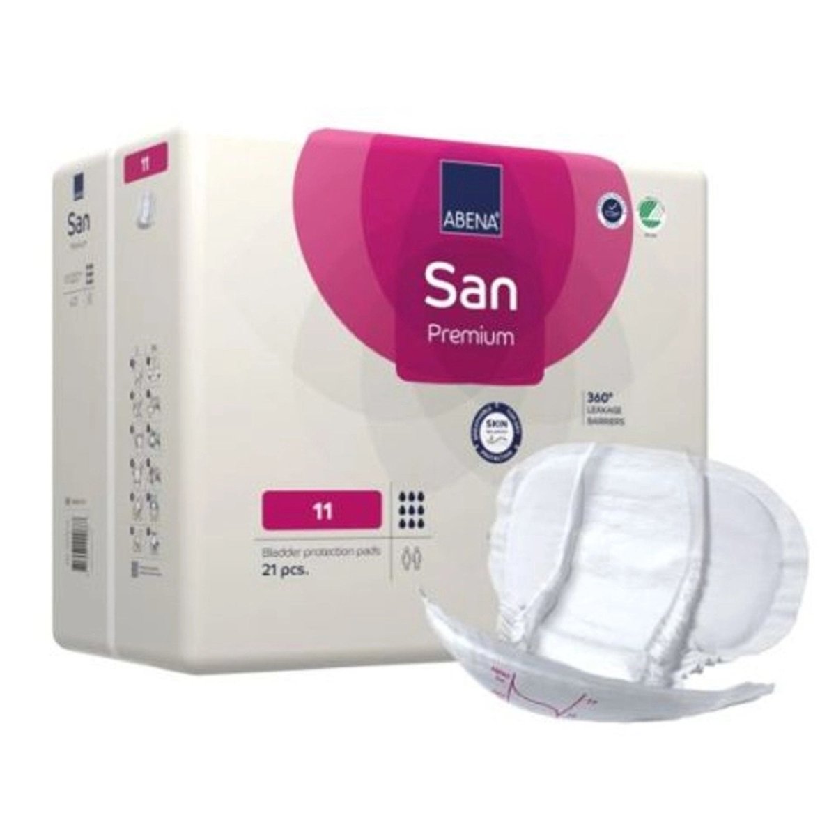 Abena San Premium Bladder Protection Pads for Women & Men - Super Absorbent Incontinence Pads - Disposable Underwear Liners for Light to Moderate Leakage - Ideal for Daily Use, Travel & Overnight Protection