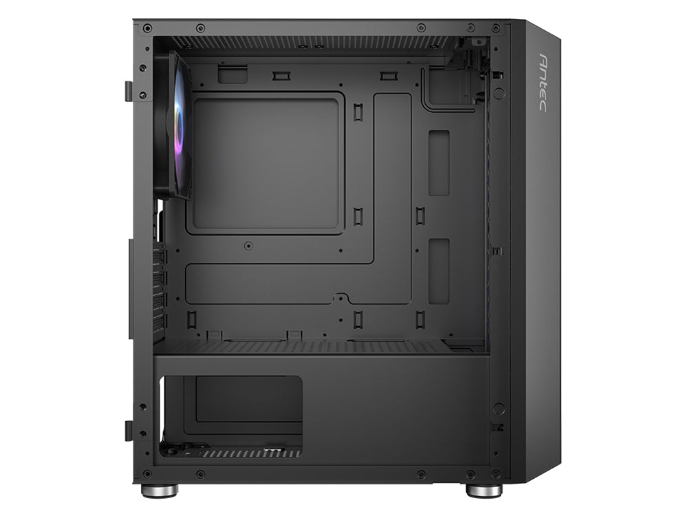 Antec NX200M RGB Mini Tower Gaming PC Case - Compact ATX/Micro-ATX/Mini-ITX Chassis with Tempered Glass & RGB Lighting for Gaming Setup & Home Office