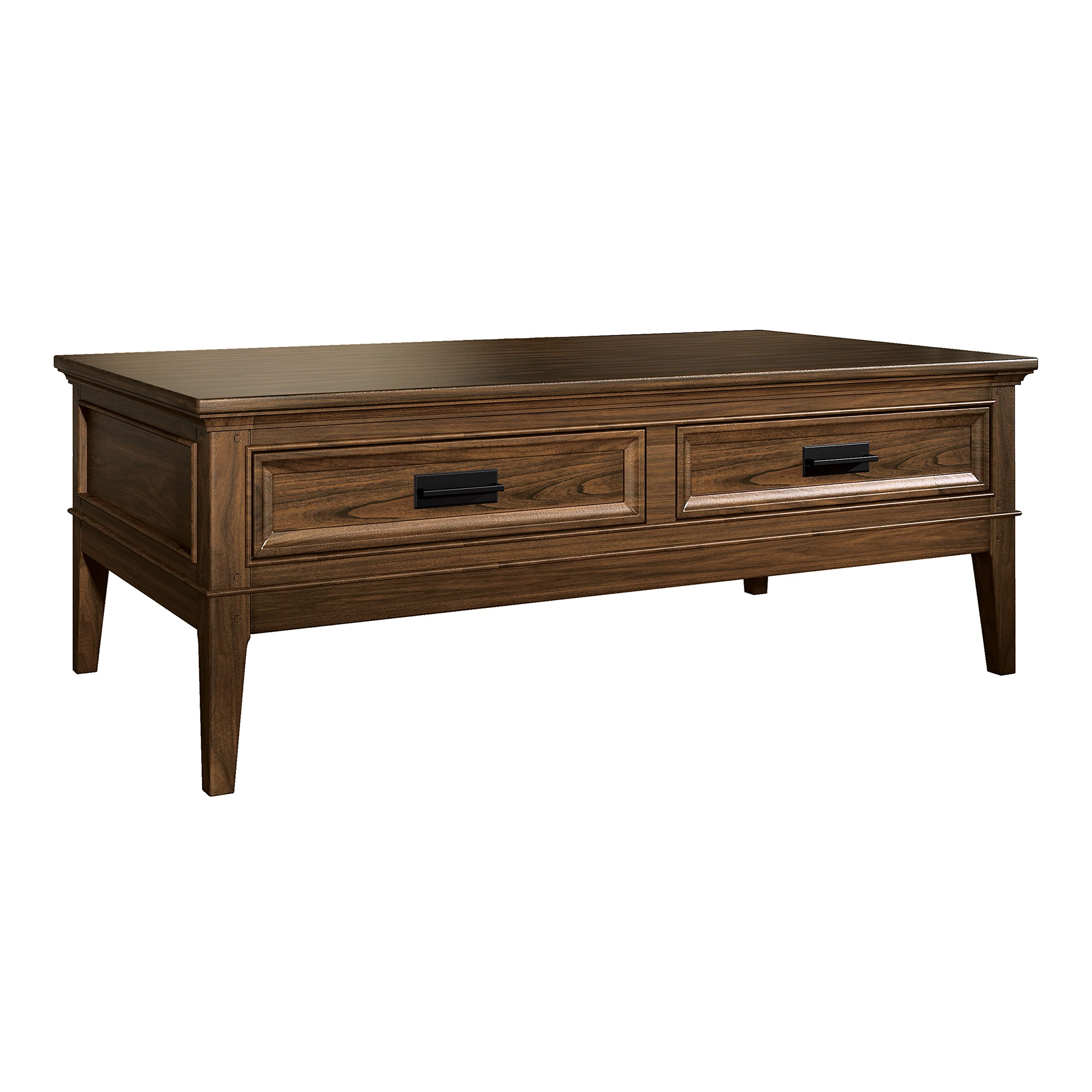 Lexicon Tirana Coffee Table - Brown Cherry Finish - Modern Living Room Furniture for Home & Office Decor