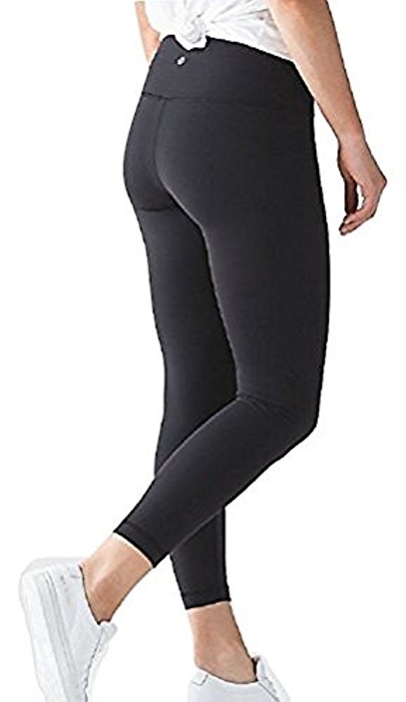 Lululemon High Times Pant Full On Luon 7/8 Yoga Pants for Women - Stretchy Workout Leggings for Yoga, Running & Gym - High Waist Tummy Control Athletic Pants