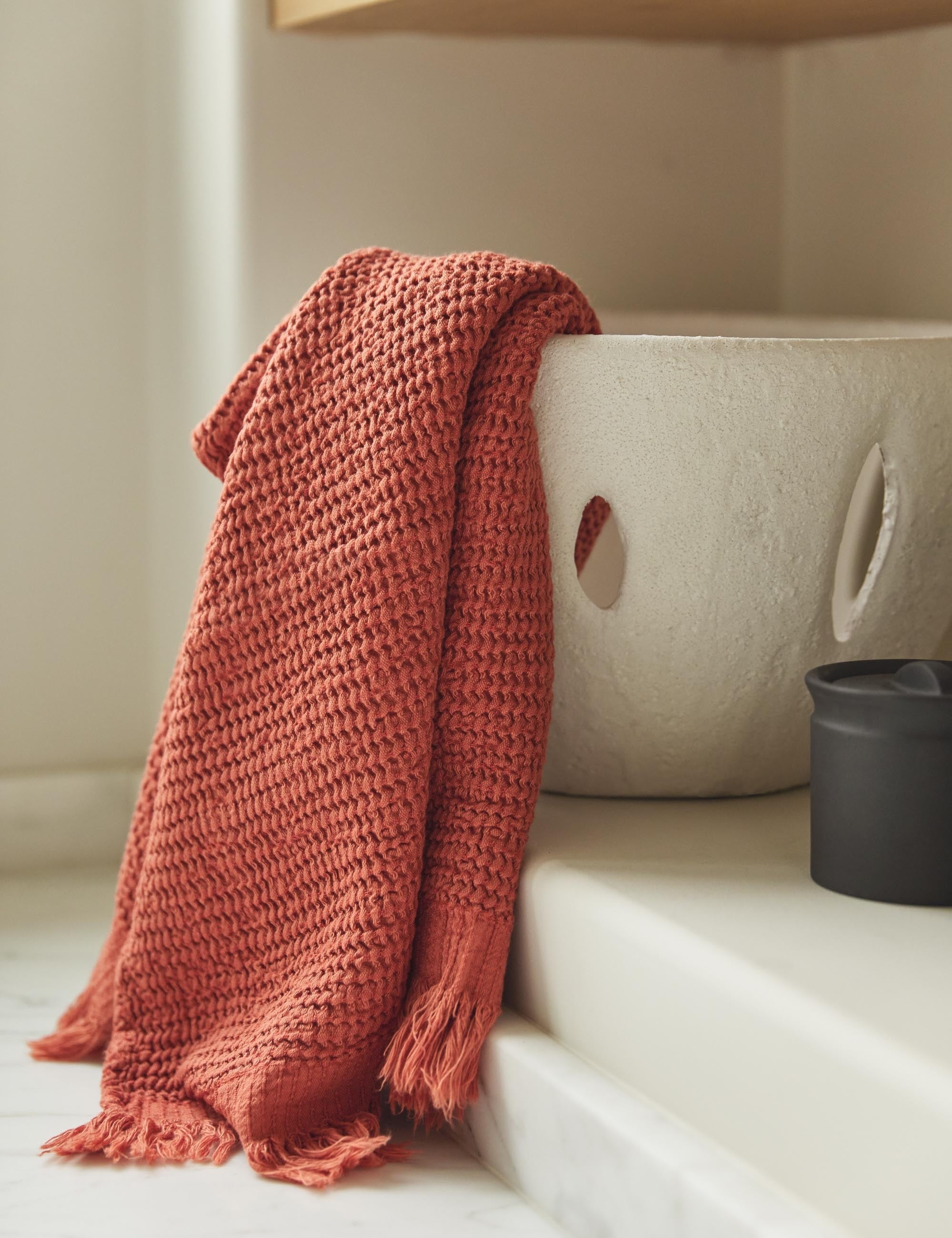 Premium Ella Waffle Towel Set by House No. 23 - Ultra Soft & Absorbent Bath & Kitchen Towels for Spa, Gym & Home Use