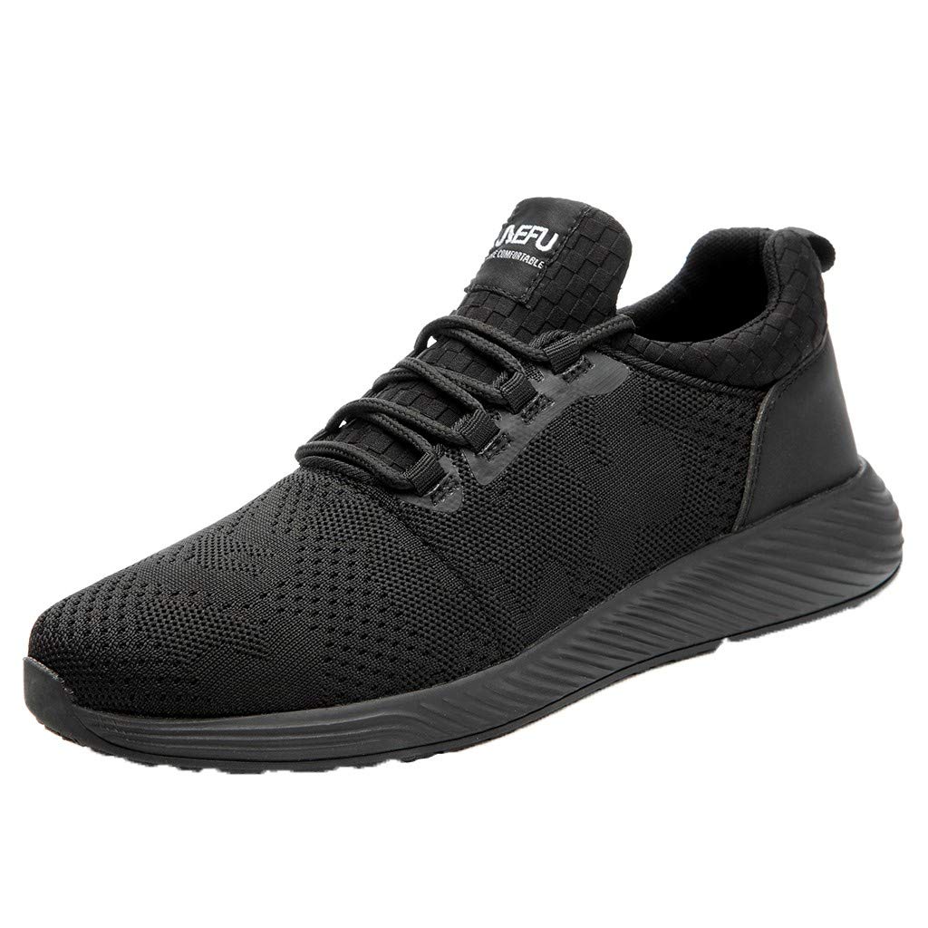 Men's Steel Toe Work Shoes - Lightweight & Breathable Safety Sneakers for Construction, Warehouse & Outdoor Work - Comfortable Memory Fit for All-Day Wear