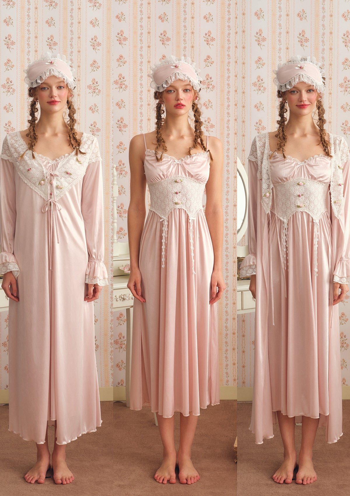 Sweet Dream Awakening Nightgown - Soft & Comfortable Sleepwear for Women - Perfect for Relaxing at Home or Romantic Evenings
