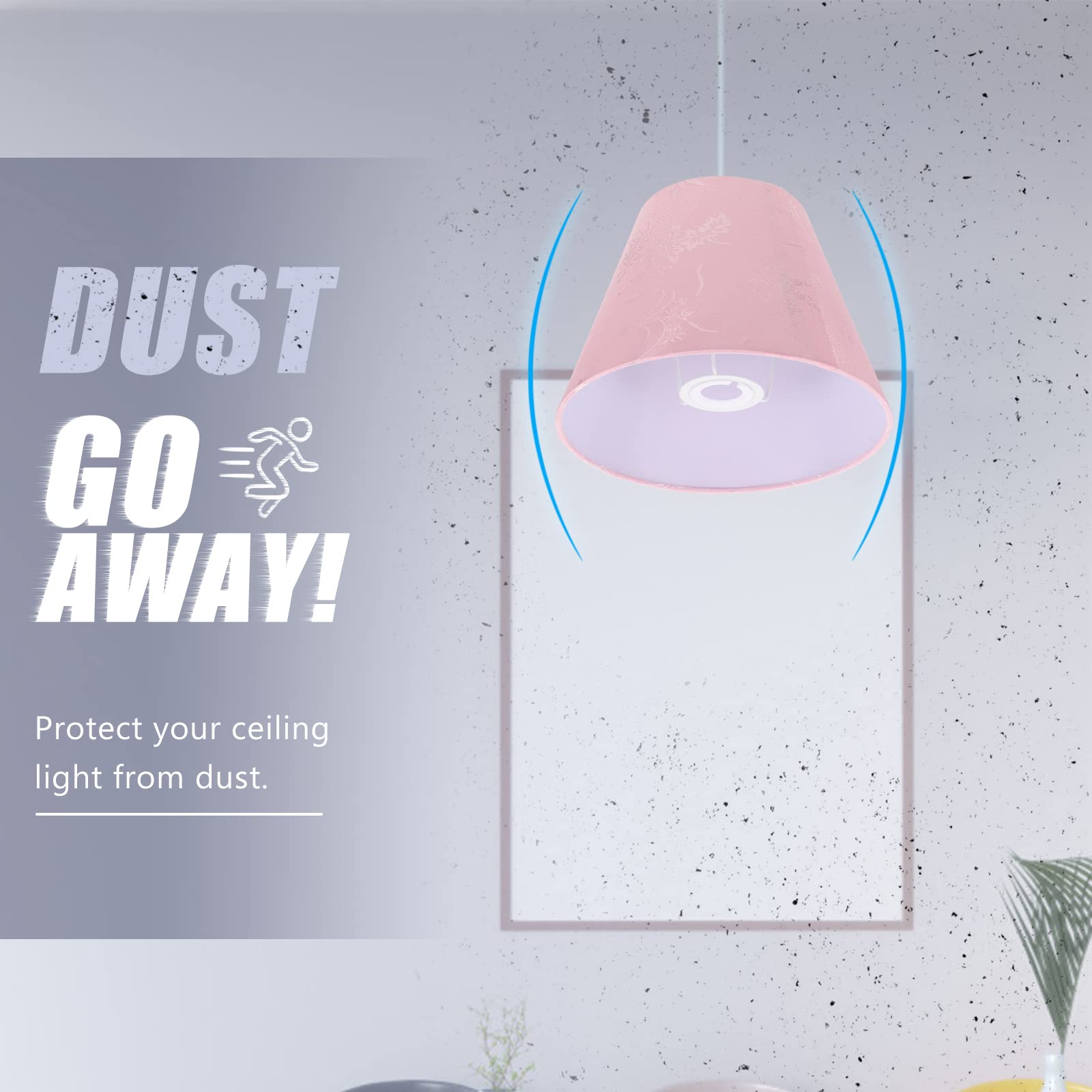 Stylish Fabric Lampshade for Home & Office - Dustproof Cloth Lamp Shade for Desk Lamps, Table Lamps & Ceiling Lights | Perfect for Living Room, Bedroom & Study Decor