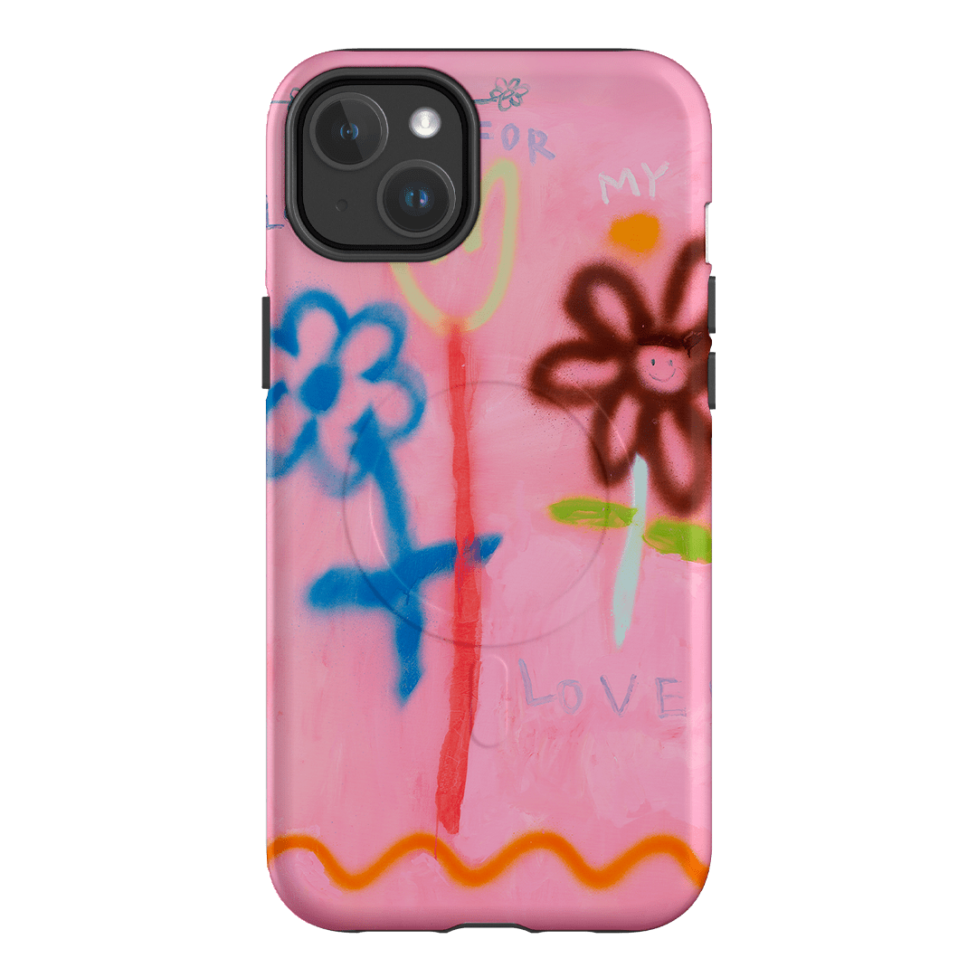 Flowers Phone Case for iPhone 15 14 13 12 Pro Max XR - Cute Floral Design Protective Cover [Perfect for Spring, Summer & Everyday Use]