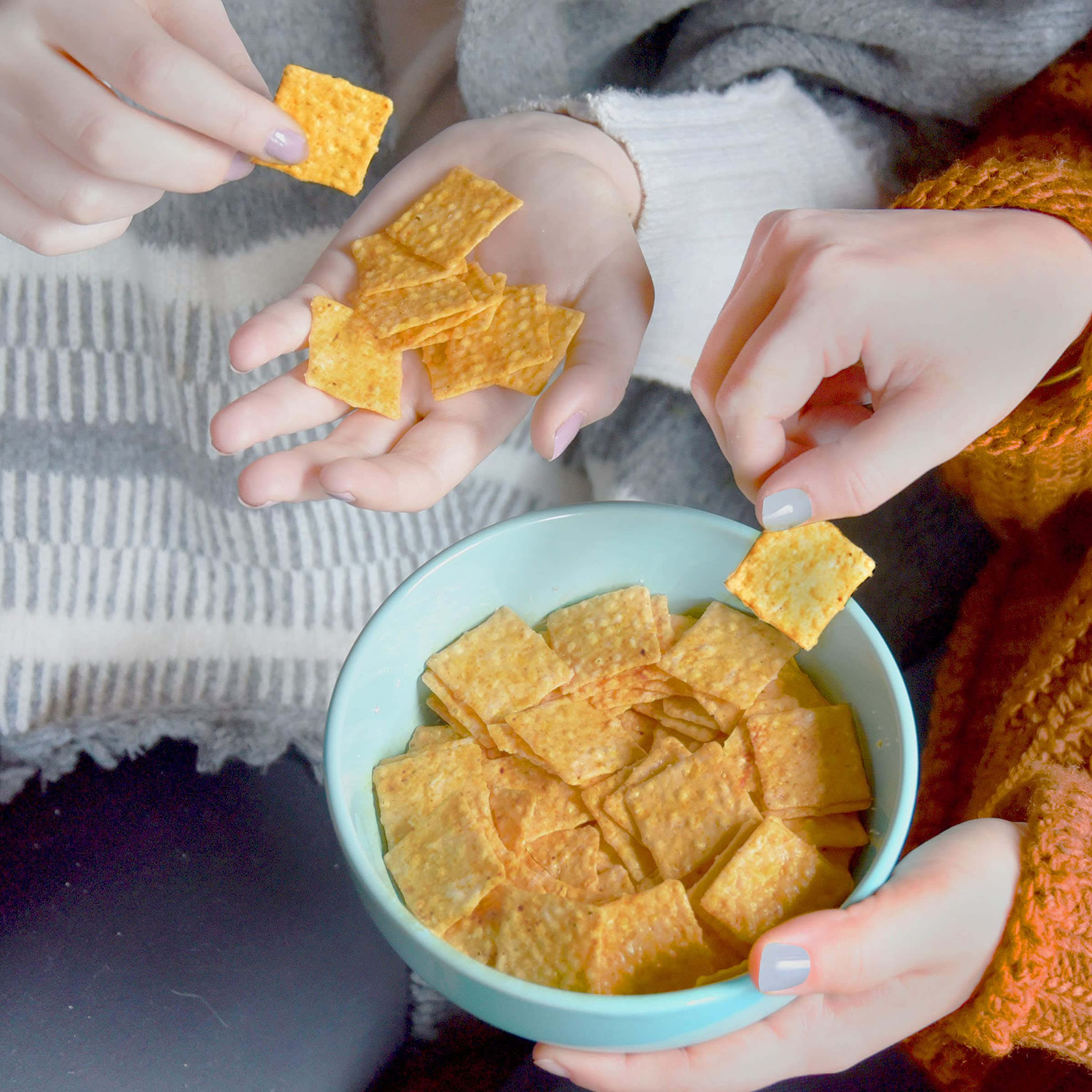 Gluten Free Sea Salt & Pepper Rice Snacks - Healthy Crackers for Adults & Kids, 3.5 oz - Perfect for Office Snacks, School Lunches & On-the-Go Travel