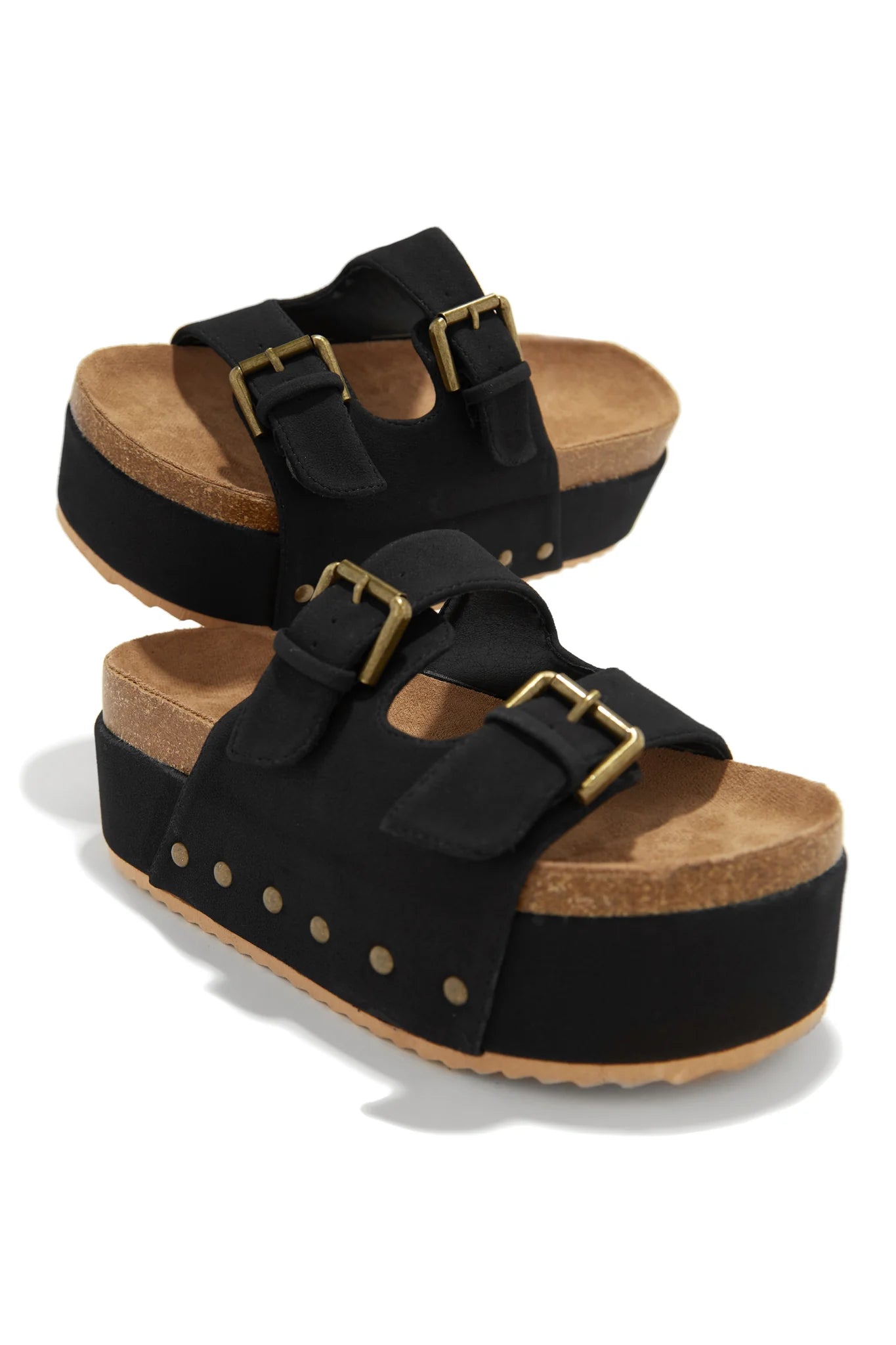 Bryanne Platform Slip On Sandals for Women - Comfortable Summer Beach Shoes with Cushioned Sole | Perfect for Vacation, Walking, and Casual Outfits