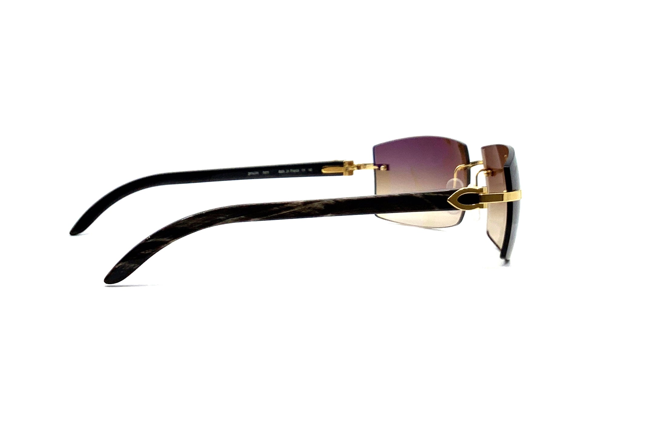 Cartier C Décor CT0021RS Buffalo Horn Sunglasses - Luxury Designer Shades for Men & Women | Perfect for Outdoor Activities, Travel & Fashion Statements