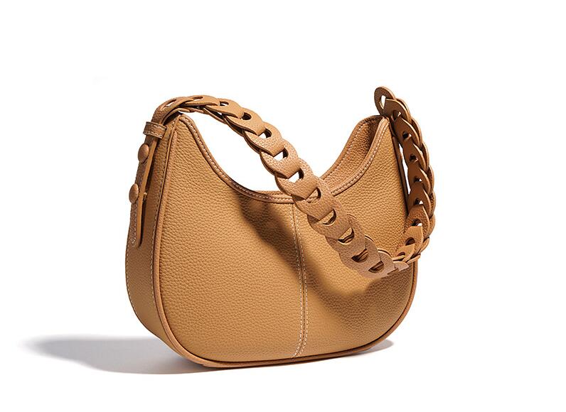 Stylish Genuine Leather Tote Bag for Women - Fashionable Work & Travel Purse - Perfect for Office, Commuting and Weekend Getaways